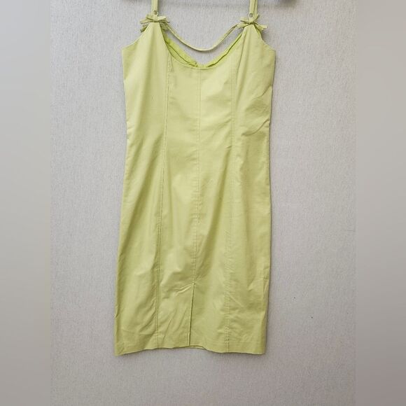 Ideology lime green‎ NWT spaghetti strap summer dress 10 - Picture 5 of 10